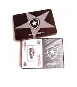 Baralho Na Lata 2 Jogos De Cartas Oficial Botafogo